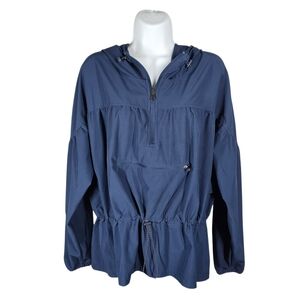 ZELLA HOODED PACKABLE ANORAK JACKET
